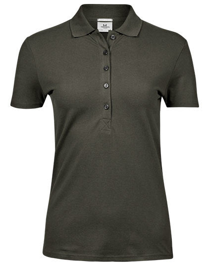 Women´s Luxury Stretch Polo - Tiefgrün