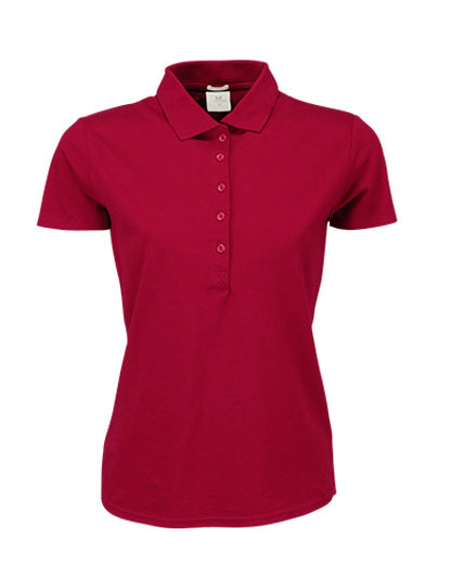 Women´s Luxury Stretch Polo - Tiefrot
