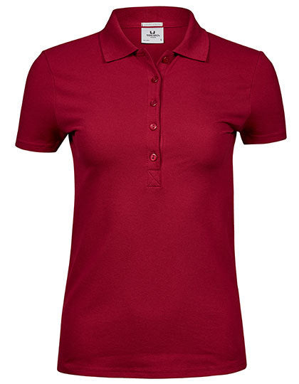 Women´s Luxury Stretch Polo - Rot