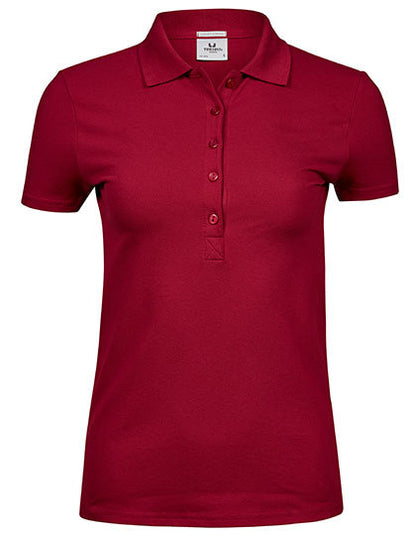 Women´s Luxury Stretch Polo - Rot