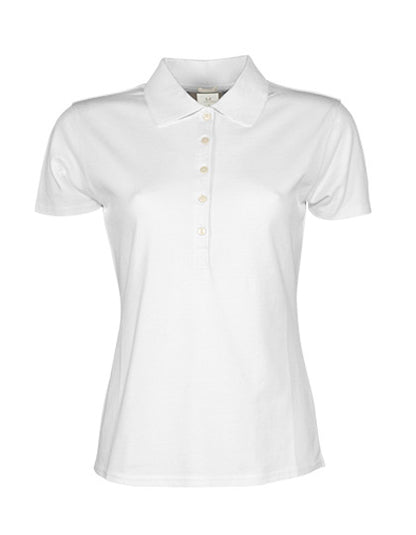 Women´s Luxury Stretch Polo - Weiss