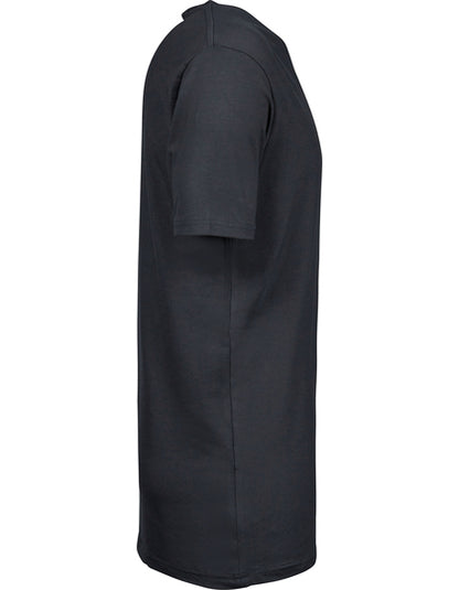 Stretch V-Neck Tee - Schwarz