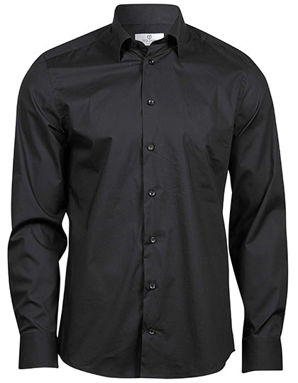 Stretch Luxury Shirt-Schwarz