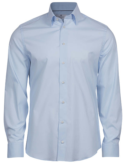 Stretch Luxury Shirt-Hellblau