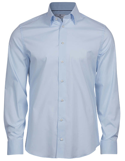 Stretch Luxury Shirt-Hellblau