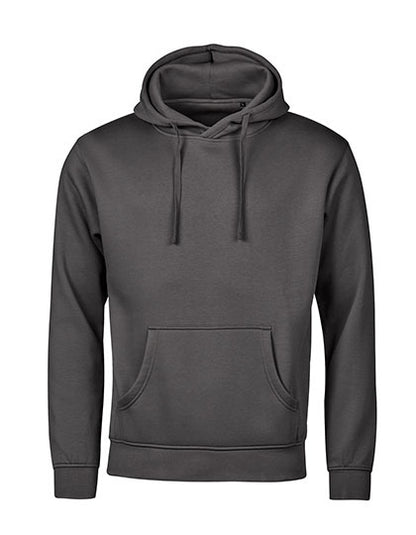 Hooded Sweatshirt-    Dunkelgrau (einfarbig)
