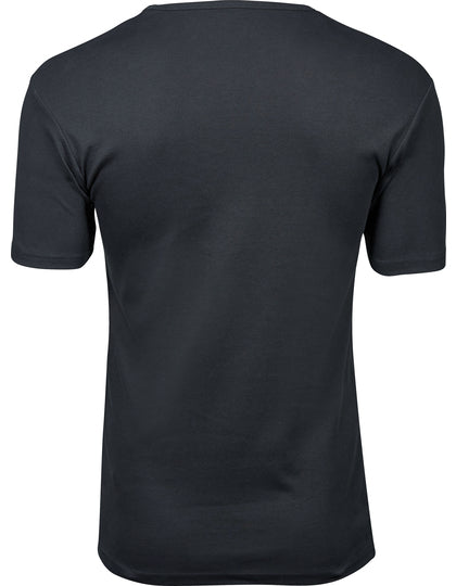 Men´s Interlock Tee - Dunkelgrau (einfarbig)