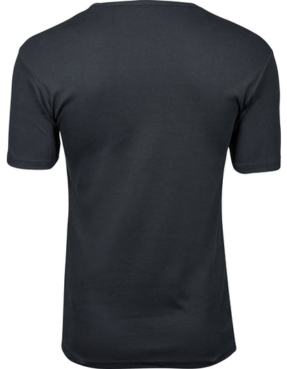 Men´s Interlock Tee - Dunkelgrau (einfarbig)
