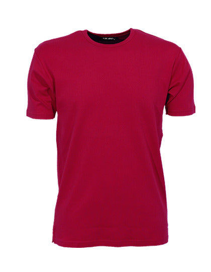 Men´s Interlock Tee - Tiefrot