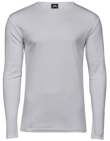 Men´s Long Sleeve Interlock Tee - Grau