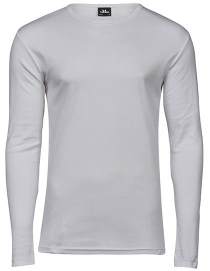 Men´s Long Sleeve Interlock Tee - Grau