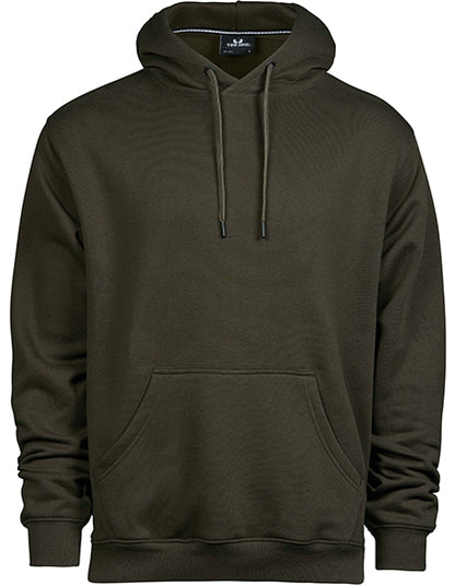Hooded Sweatshirt-       Dunkles Oliv