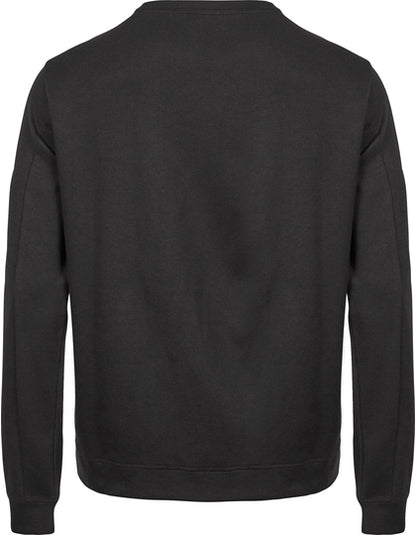 Athletic Crew Neck Sweat -  Schwaraz