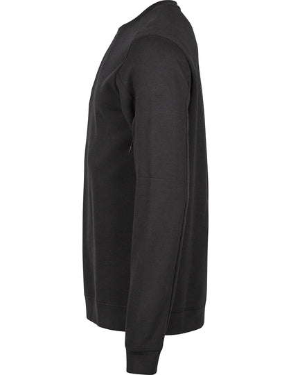 Athletic Crew Neck Sweat -  Schwaraz