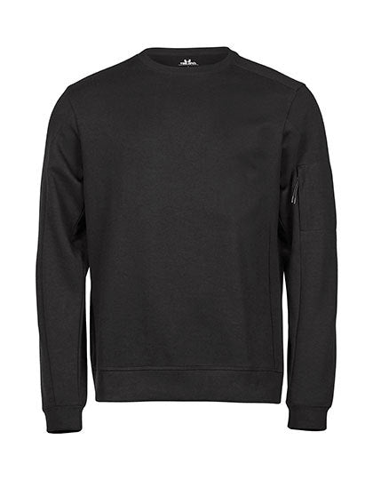 Athletic Crew Neck Sweat - Schwarz