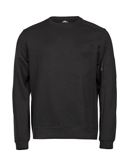 Athletic Crew Neck Sweat - Schwarz
