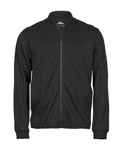 Athletic Full Zip Sweat - Schwaraz