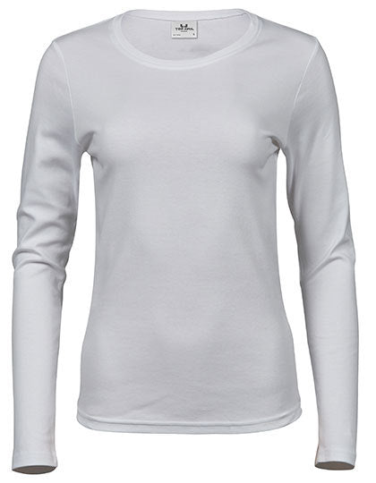 Women´s Long Sleeve Interlock Tee - Weiss