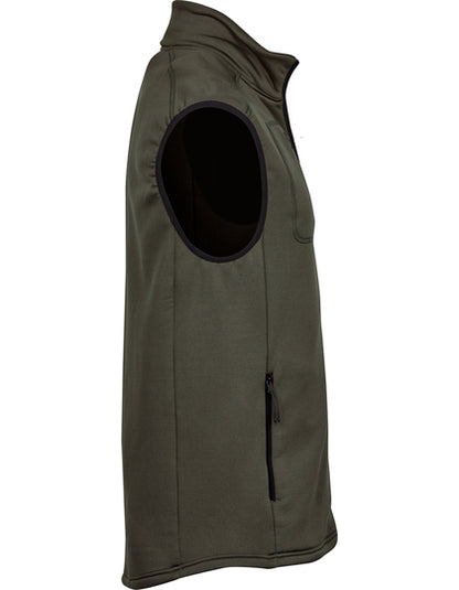 Stretch Fleece Bodywarmer - Tiefgrün