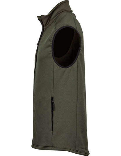 Stretch Fleece Bodywarmer - Tiefgrün