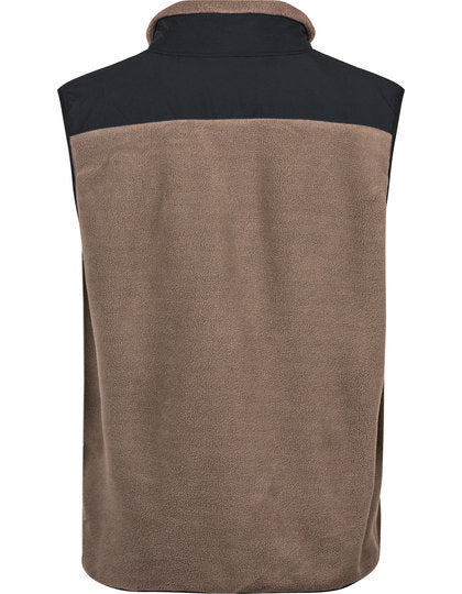 Mountain Fleece Bodywarmer - Ton - Schwarz