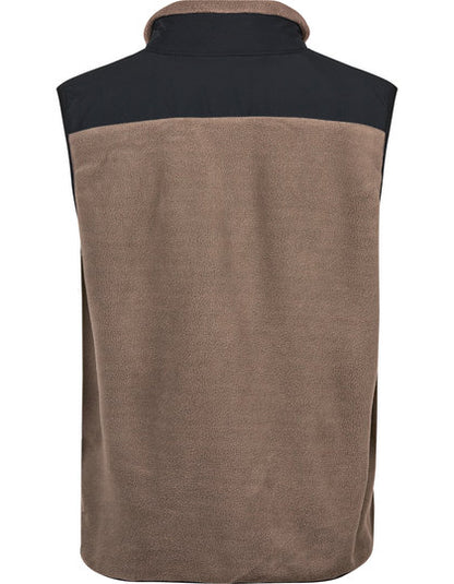 Mountain Fleece Bodywarmer - Ton - Schwarz