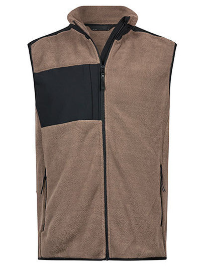 Mountain Fleece Bodywarmer - Ton - Schwarz