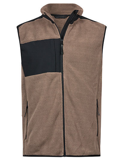 Mountain Fleece Bodywarmer - Ton - Schwarz