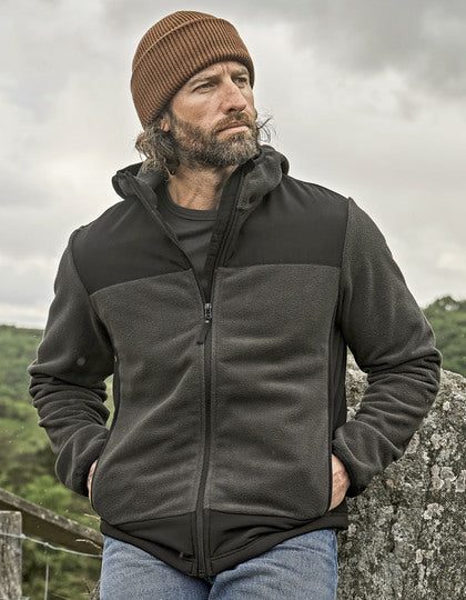 Mountain Hooded Fleece -    Asphalt    - Schwarz