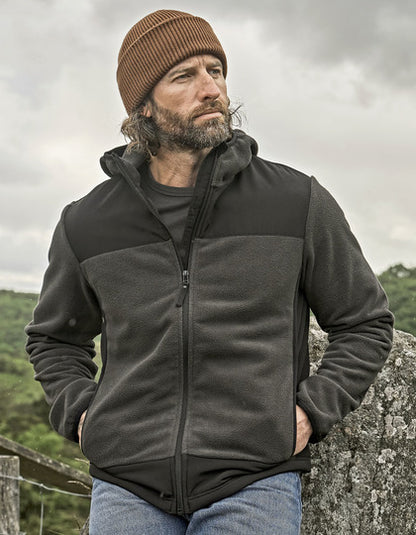 Mountain Hooded Fleece -    Asphalt    - Schwarz