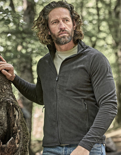 Men´s Active Fleece - Dunkelgrau (einfarbig)