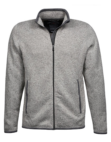 Men´s Outdoor Fleece Jacket -   Graumelange