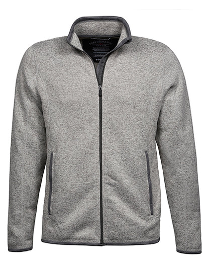 Men´s Outdoor Fleece Jacket -   Graumelange