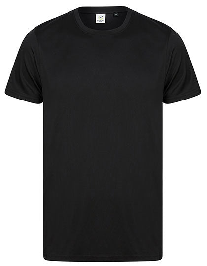 Recycled Performance T - Schwarz