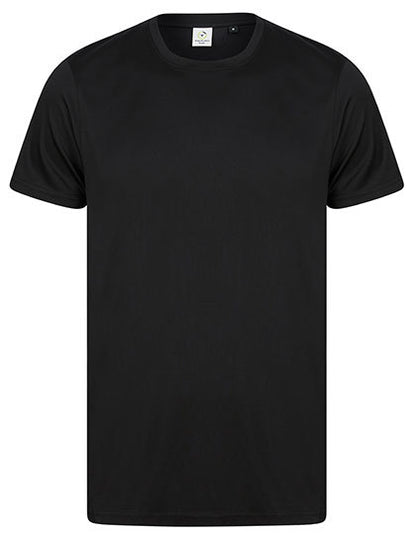Recycled Performance T - Schwarz