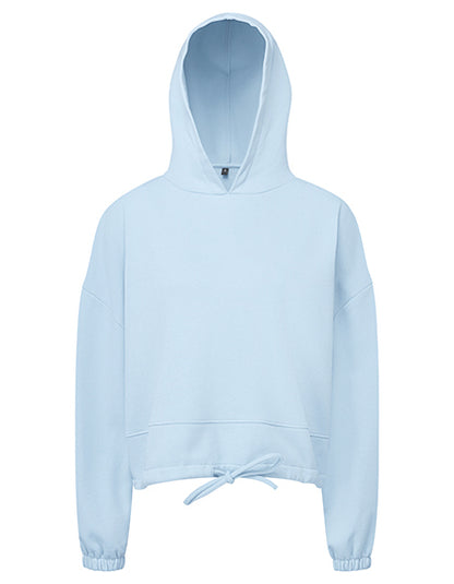 Women´s Cropped Oversize Hoodie - Himmelblau