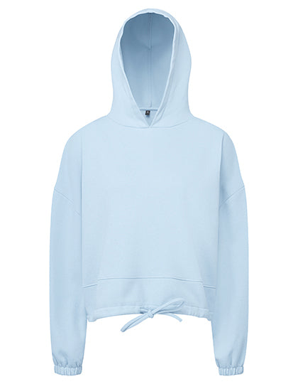 Women´s Cropped Oversize Hoodie - Himmelblau