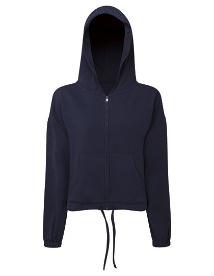 Women´s Recycled Drawstring Full-Zip Hoodie -      Marine