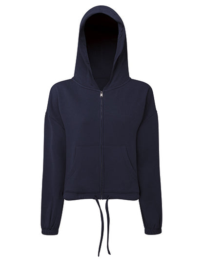 Women´s Recycled Drawstring Full-Zip Hoodie -      Marine