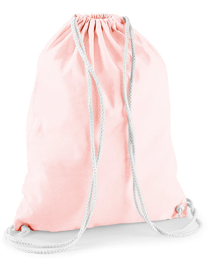 Cotton Gymsac - Pastellrosa - Weiss