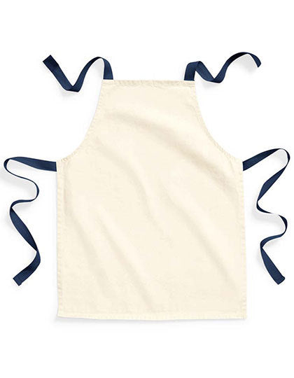 Fairtrade Cotton Junior Craft Apron Klassisches Französische Marine /Natürlich