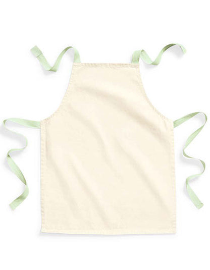 Fairtrade Cotton Junior Craft Apron Pistazie/Natürlich