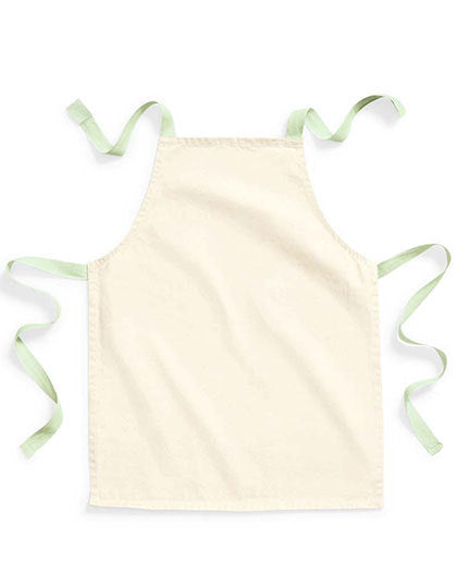 Fairtrade Cotton Junior Craft Apron Pistazie/Natürlich