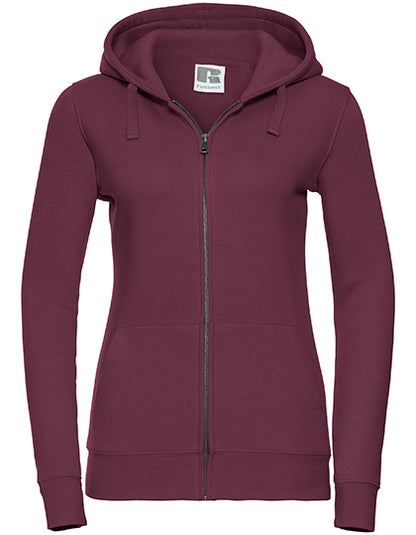 Ladies´ Authentic Zipped Hood Jacket - Burgund