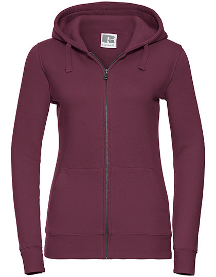 Ladies´ Authentic Zipped Hood Jacket - Burgund