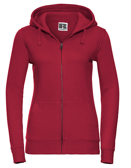 Ladies´ Authentic Zipped Hood Jacket - klassisches Rot