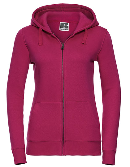 Ladies´ Authentic Zipped Hood Jacket - Fuchsie