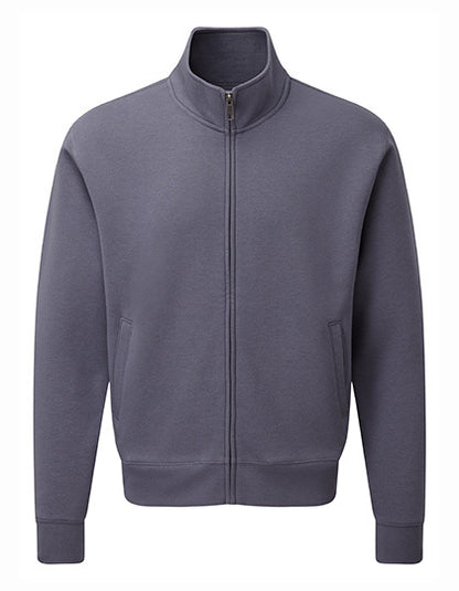 Adults' Authentic Sweat Jacket - Convoy Grey (einfarbig)