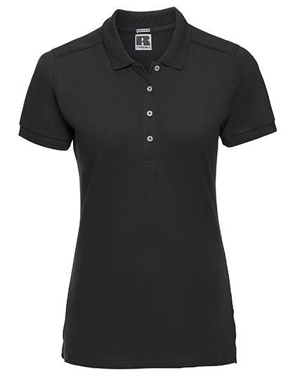 Ladies´ Stretch Polo -Schwaraz