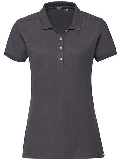 Ladies´ Stretch Polo - Convy grau (Solid)